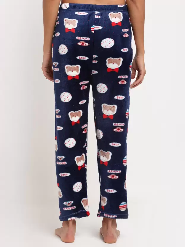 Ladies casual printed warm Pajama (Pk of 2)