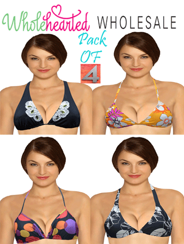 Wholesale Multi Mix Lot Of 4 Beach Bikini Top