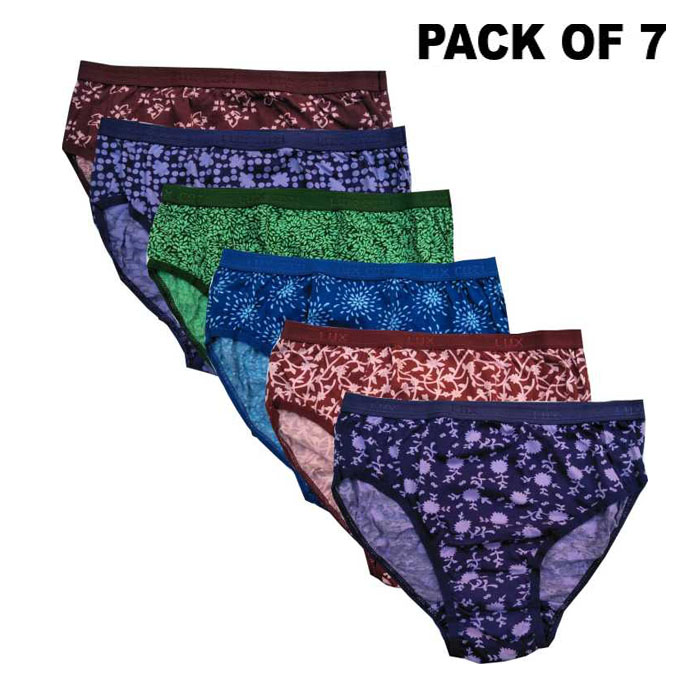 Women's Mix Color Hipsters Panties Lot Of 7 - Snazzy
