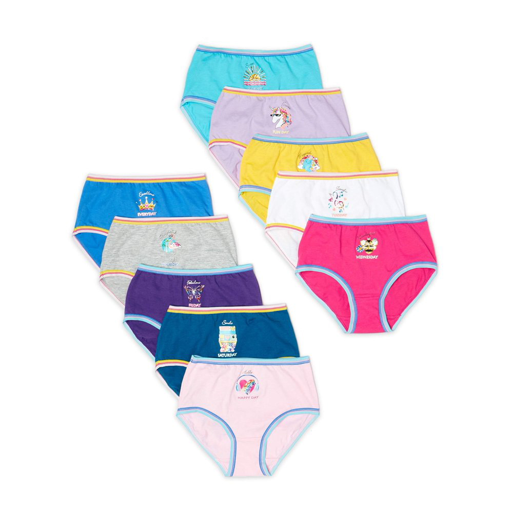 14 panties pack pure cotton girls underwear, Buy online India