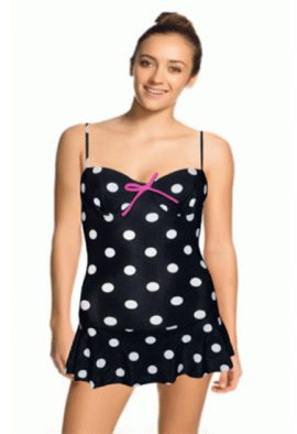 Bpc Selection Polka Dot One Piece Swimwear