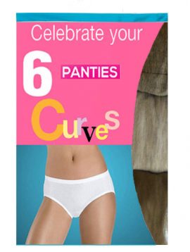 Mix Match Style Smooth Cotton Six Panties Pack
