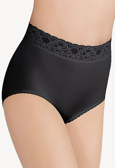 Black Sexy Shimmer Thong Panty