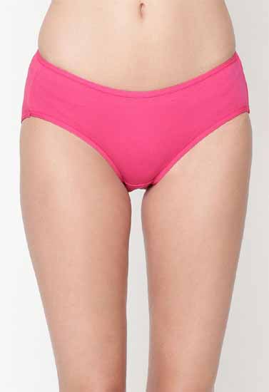 Pink Seamless Padded Pushup Bra Panty Set