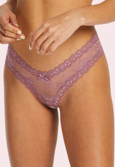2-Pack of Lace Bikini Panties for Women