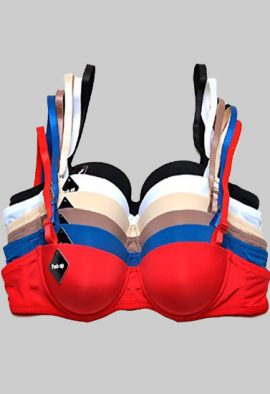 Wholesale Lot Of 6 Padded Wire Free Push-Up Bra