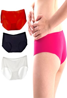 Snazzyway Colorful 4-Pack Smooth Hipster Panties