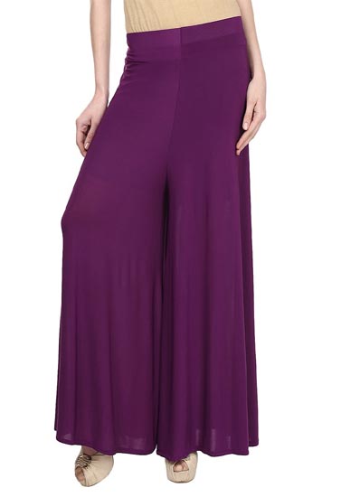 fcity.in - Dheer Fashion Premium Rayon Plus Size Palazzo Pants Combo / Fancy