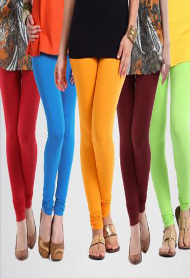 Buy Plain Pure 100% Summer Lycra Leggings With combo of 5 colors ( Wholesale  rate) at Amazon.in