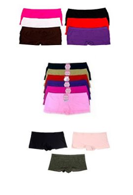 Wholesale Lot 15 Mid Rise Boy-Short Panties