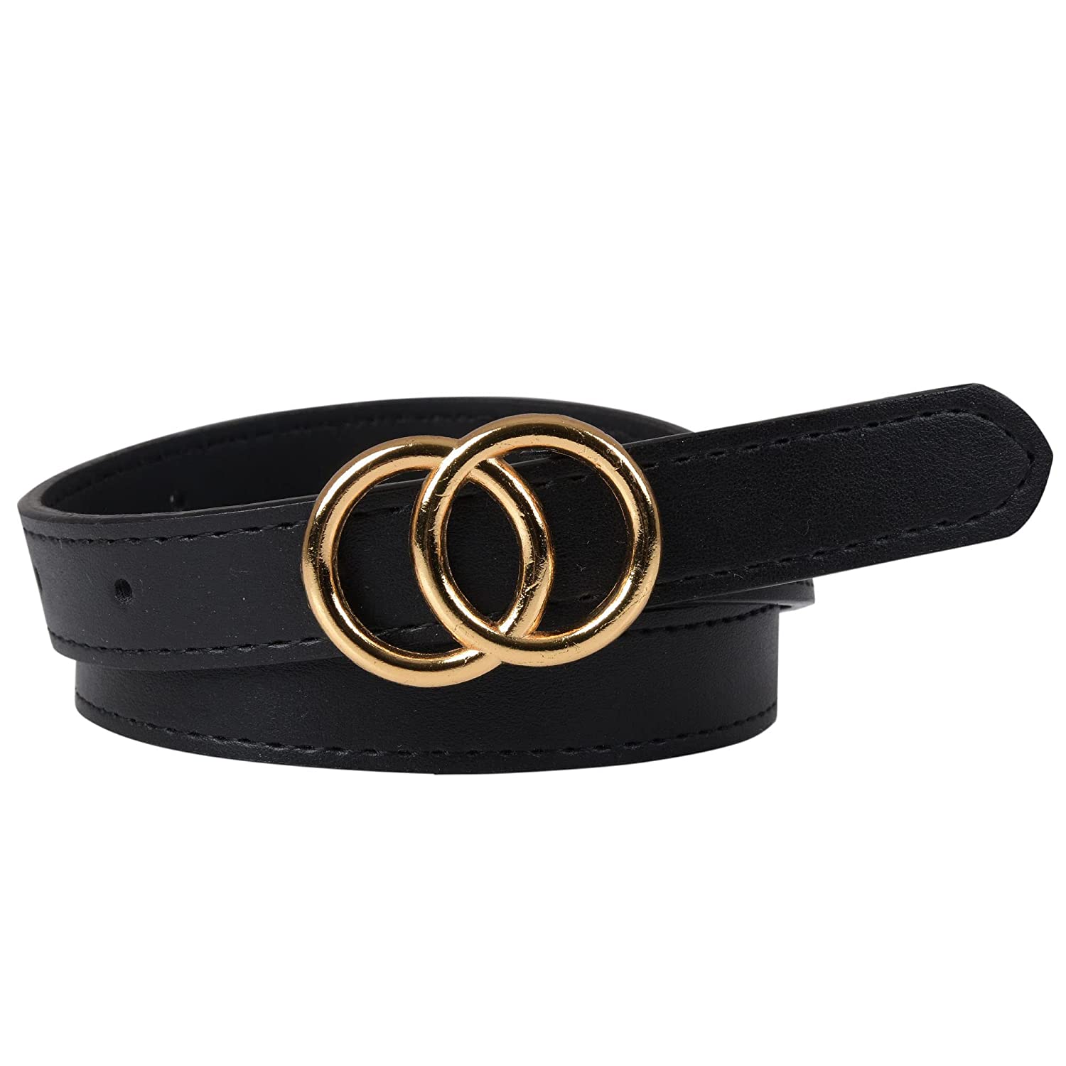 1pc Women Oval Buckle Punch-free Casual Belt For Pants Decoration | SHEIN