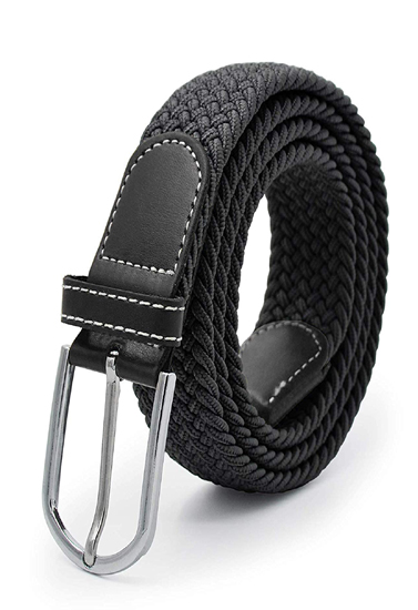 Women's Stretchable Plaited Woven Fabric Belt