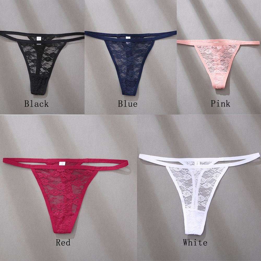 Pack of 5 Sexy Women Low-Waist G-string Underwear