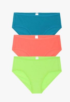 Ladies Mid Rise Pack Of 3 Soft Cotton Panties