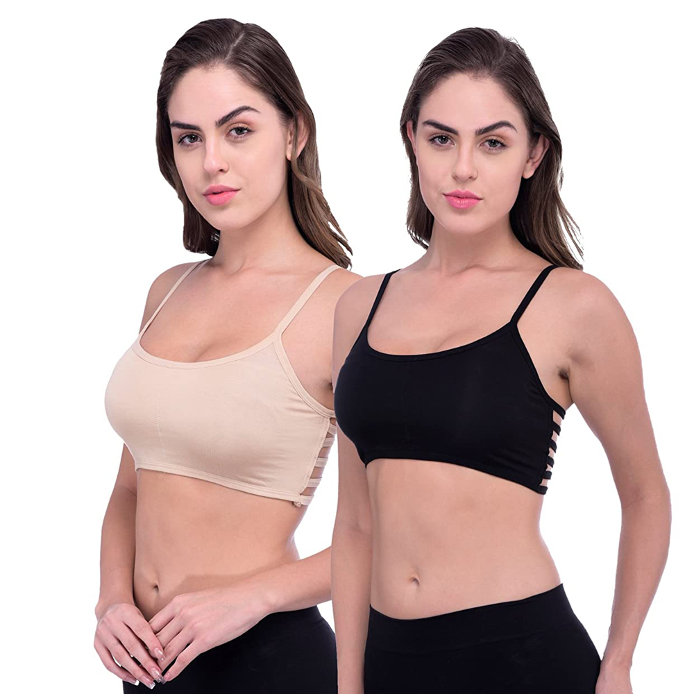 Slim Stripe Bra  Breathable bra for women