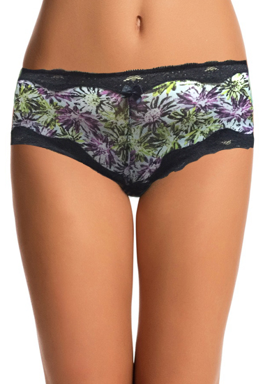 Women's Stretch Floral Lace Boyshort Underwear