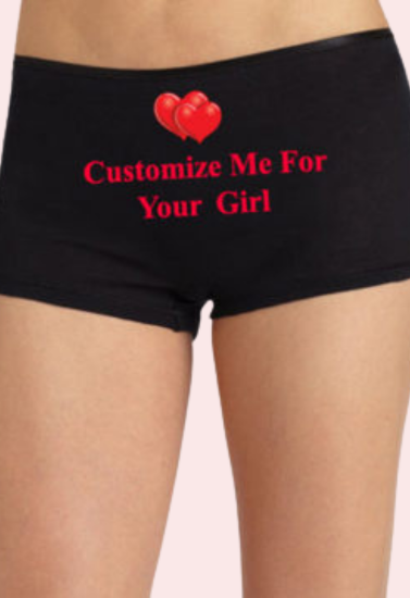 Cozy Waistband Boyshort- Customize For Your Girl