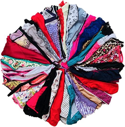 7-Pack of Thongs in Assorted Designs