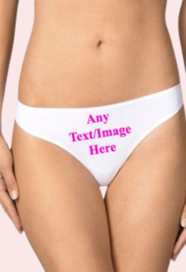 Personalized Custom Cotton Bikini Underwear