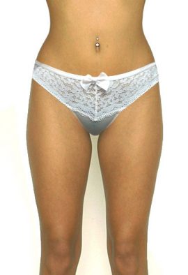 Secret Possessions Stunning Embroidery Lovely Plush Thong