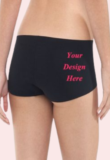 Your Own Custom Design Cotton Boyshort Panty