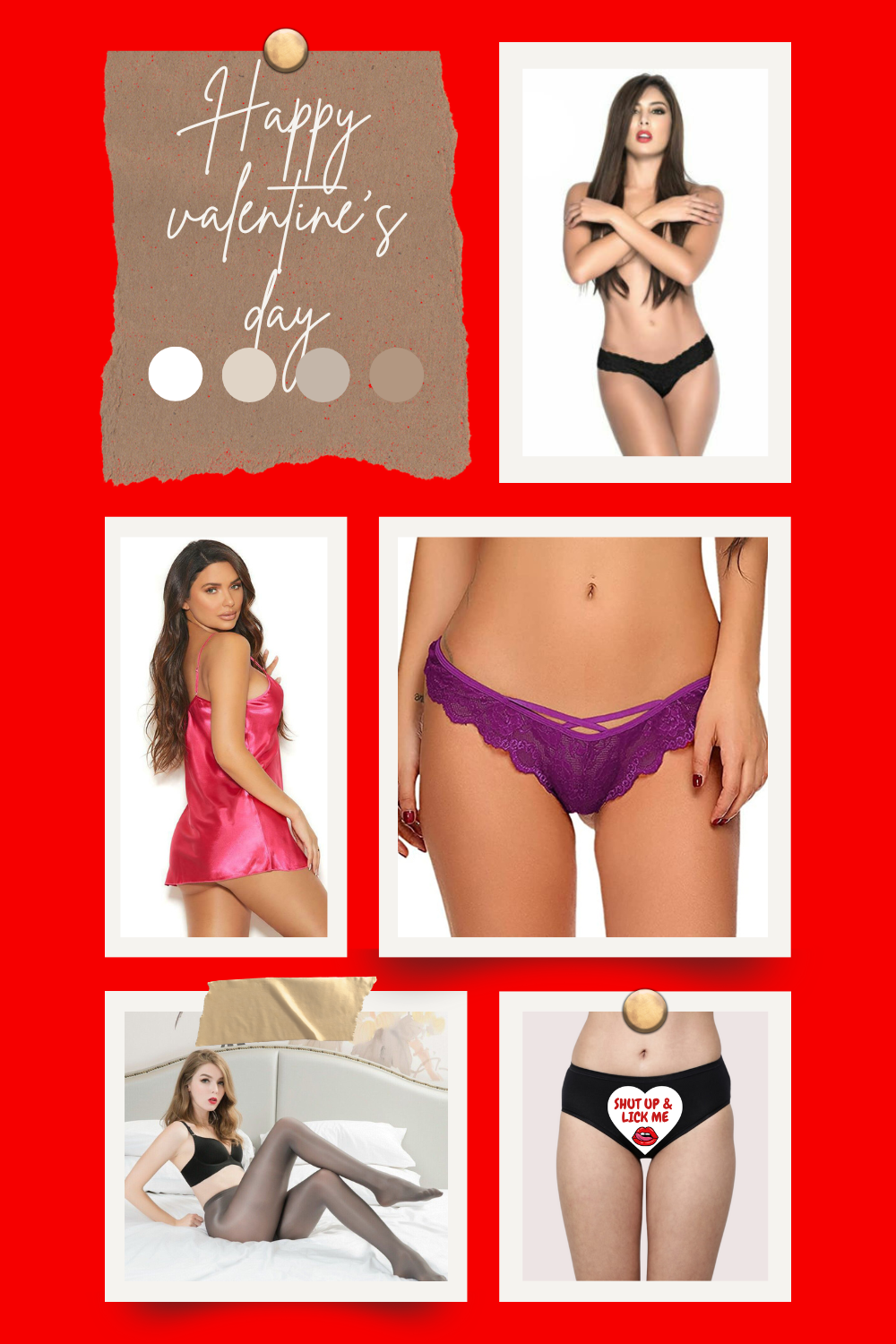 Premium lingerie valentine gift box 