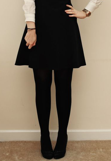 Silkona Wonderful Illusion Of Black Knee High Stockings - Snazzy