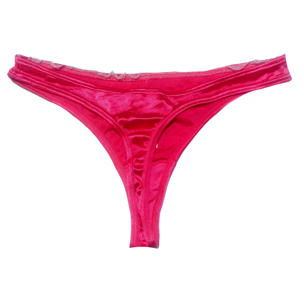 All time favorite sexy luxurious silky Pink Women's thong Panty Underwear
