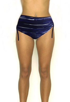 Joe Skort Fully Print Side Tie Ruched Bikini Bottom