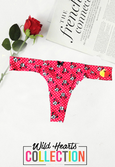 Disney Red Minnie Mouse Hipster Panty