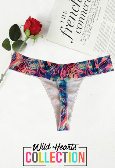 Victoria's Secret Classic Print Seamless T-Back Thong Underwear (Sold Out)