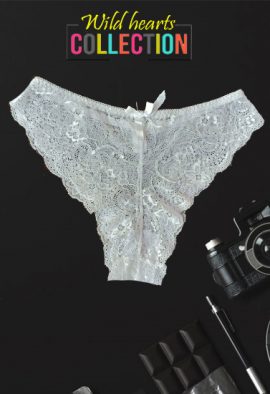 Bridal Lace Me Wild White Hipster Panty
