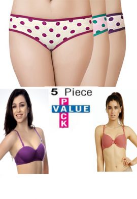 Incredible 5 Piece Lingerie Value Pack
