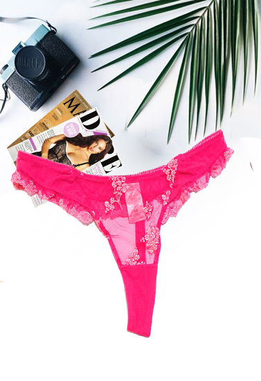 H&M Just In Lace Pink Thong Panty
