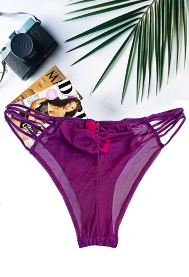 La Senza Purple Strappy Panty