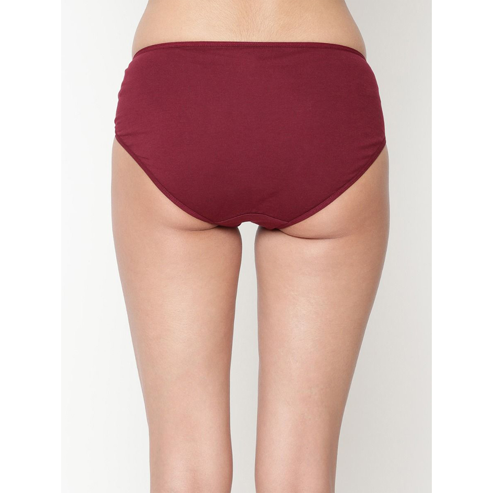 Snazzy Way Women's Best Fitting Plus Size Maroon Cotton Panties