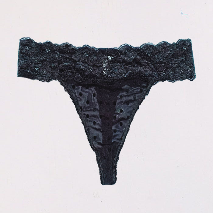 Experience Complete Luxury with the Lacey Thong Panty
