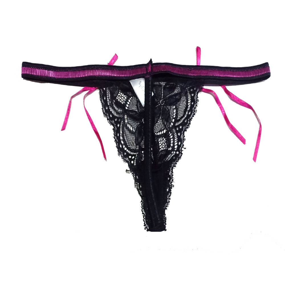 Splash Very Sexy Black Lace G-String Panty, (snazzyway.com)