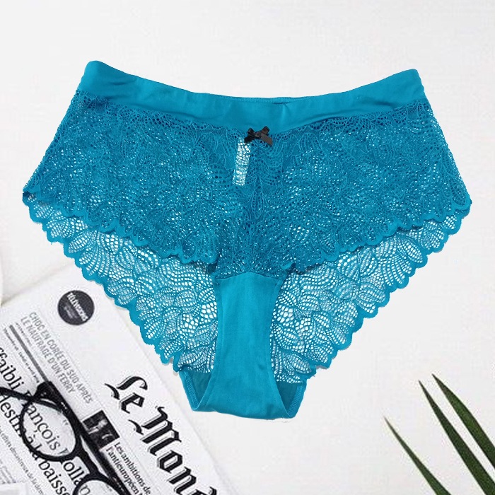 Cacique Full Net Blue Luxurious Hipster Panty /intimates/Apparels/Brasets