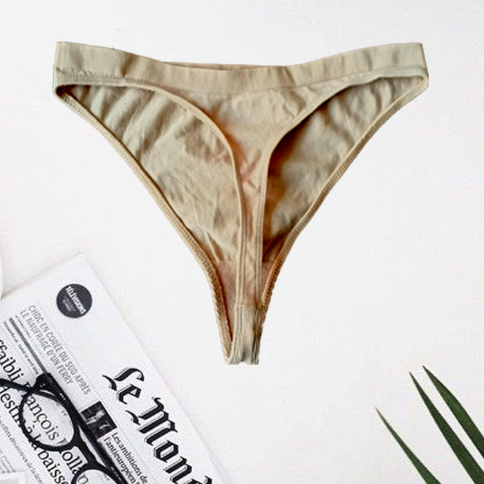 Target Layers To It Beige Stretchy Thong(Snazzyway.com)