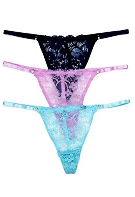 3 Pack Women’s G-String Lace Underwear