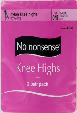 No Nonsense Knee Highs 2 Pair Pack