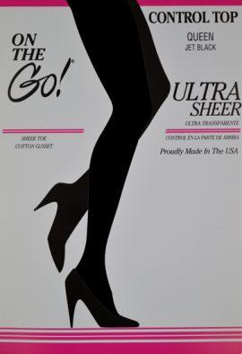 ON THE GO! Ultra Sheer Queen Off Black Pantyhose