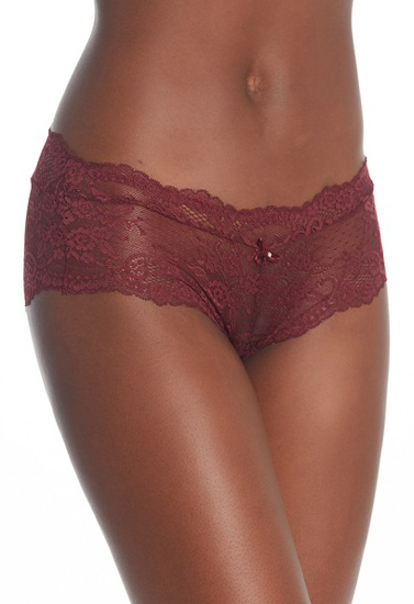 Women’s Comfort Covered Lace Hipster Panties(2 Pcs)