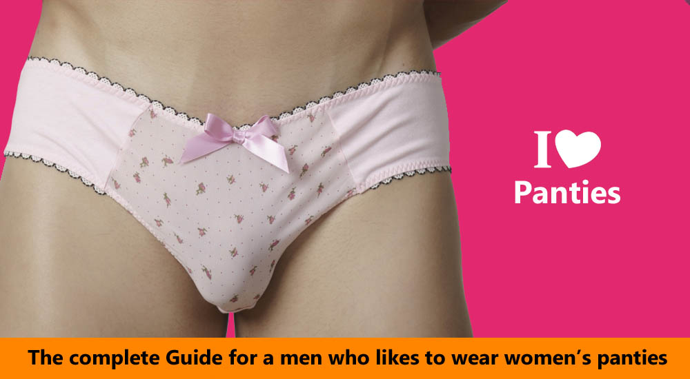 Men wearing ladies underwear