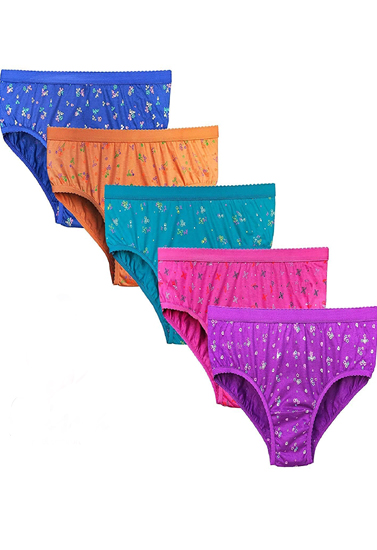 Hanes Women's Hipster Multicolor Panty Pack of 5