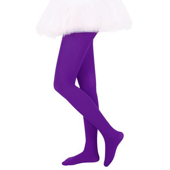 Candy Colors Opaque Footed Socks Tights Pantyhose Women Stockings