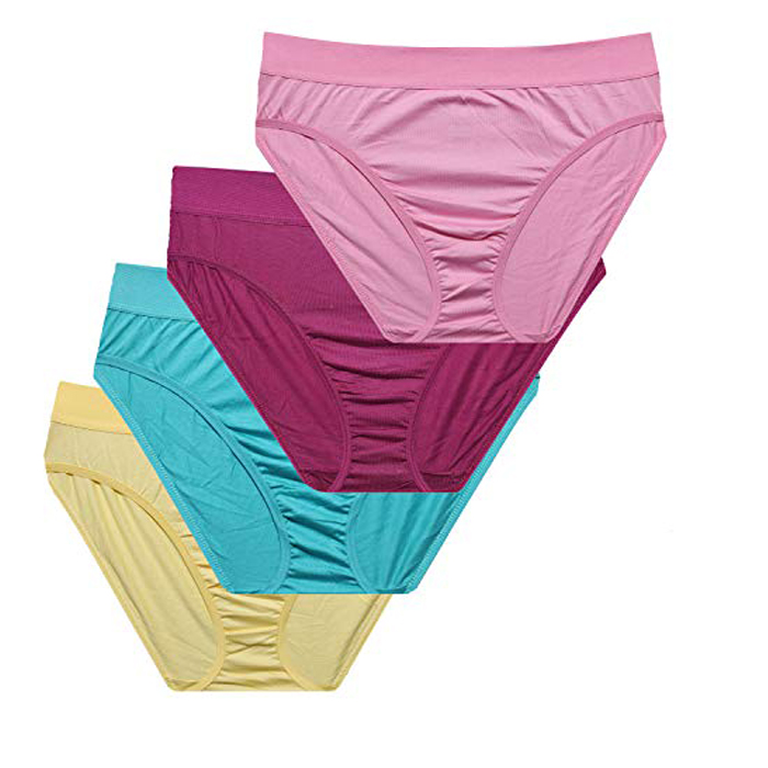 Fit for Me Women's Plus Ever-light Brief Underwear pack of 4