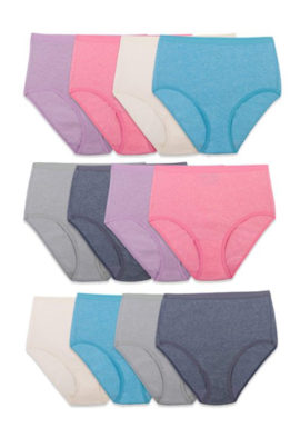 Cotton Comfort everyday Panties, 10 Pack