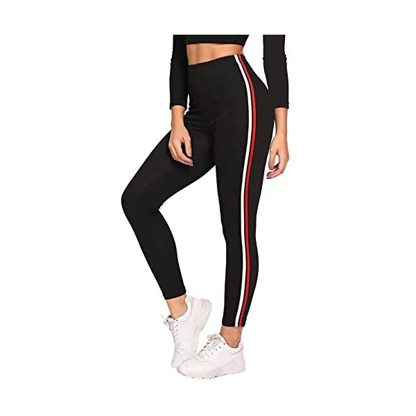 Buy Red & White Leggings for Women by Tag 7 Plus Online | Ajio.com